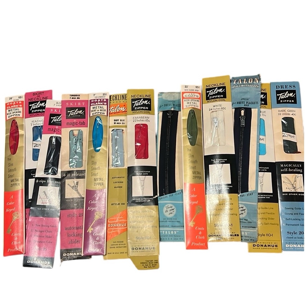 Vintage Zippers DIY